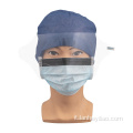 Maschera per il viso chirurgica da 3 straganti usa e getta con scudo